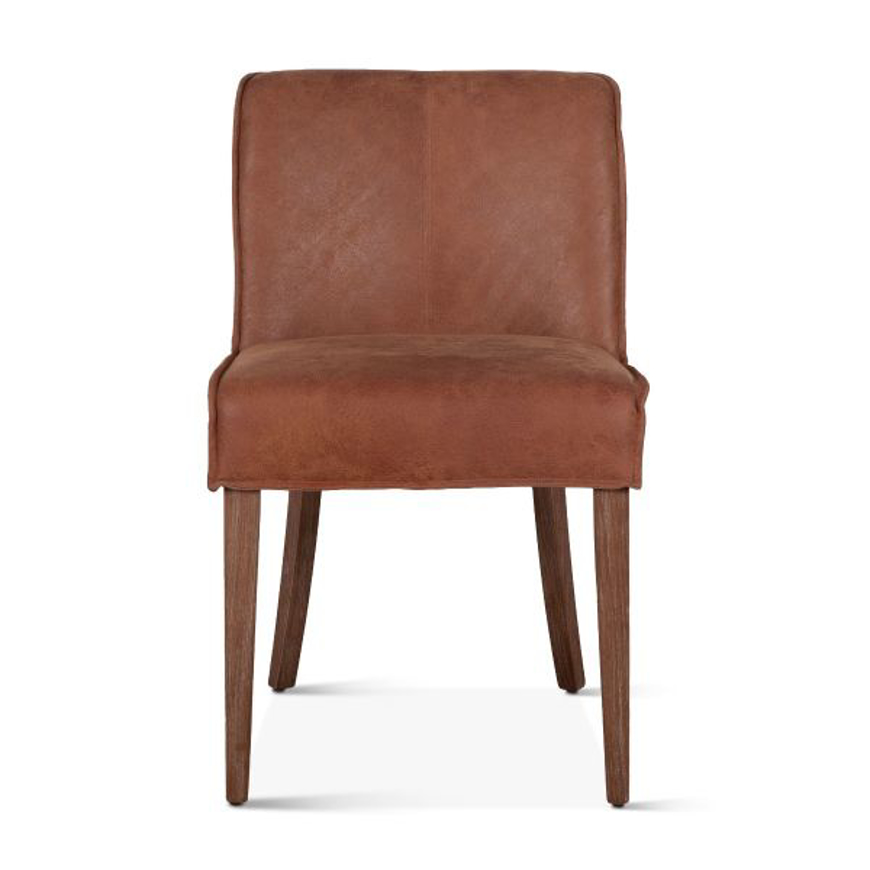 Picture of BUDDY SIDE CHAIR TAN LEATHER