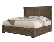 Picture of MINK KING MANSION BED WITH 2 SIDES STORAGE