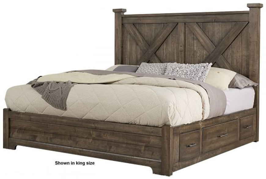 Picture of MINK KING X BED WITH 2 SIDES STORAGE