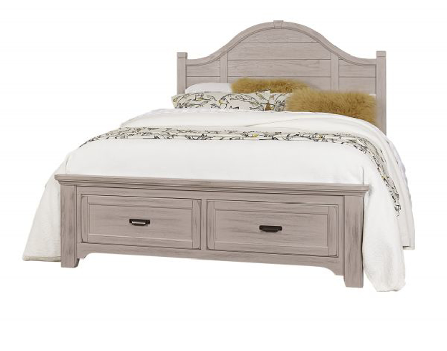 Picture of DOVER GREY/FOLKSTONE QUEEN STORAGE BED