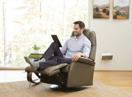 Picture of STOCKHOLM SMALL SWIVEL GLIDING POWER RECLINER