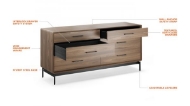 Picture of LINQ 6-DRAWER DRESSER