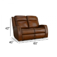 Picture of MUSTANG POWER RECLINING LOVESEAT WITH POWER HEADRESTS