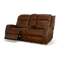 Picture of MUSTANG POWER RECLINING LOVESEAT WITH CONSOLE AND POWER HEADRESTS