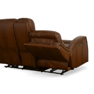 Picture of MUSTANG POWER RECLINING LOVESEAT WITH CONSOLE AND POWER HEADRESTS