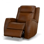 Picture of MUSTANG LEATHER POWER GLIDING RECLINER WITH POWER HEADREST