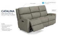 Picture of CATALINA FABRIC POWER RECLINING SOFA WITH POWER HEADRESTS