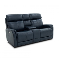 Picture of VIEW LEATHER POWER RECLINING LOVESEAT WITH CONSOLE, POWER HEADRESTS & LUMBAR