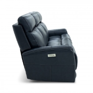 Picture of VIEW LEATHER POWER RECLINING LOVESEAT WITH CONSOLE, POWER HEADRESTS & LUMBAR