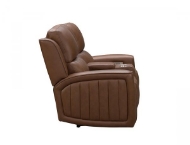 Picture of PIERCE LEATHER POWER RECLINING LOVESEAT WITH POWER HEADRESTS, LUMBAR AND CONSOLE