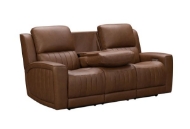 Picture of PIERCE LEATHER POWER RECLINING SOFA WITH POWER HEADRESTS AND LUMBAR