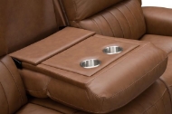 Picture of PIERCE LEATHER POWER RECLINING SOFA WITH POWER HEADRESTS AND LUMBAR